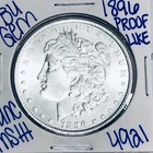 1896 BU UNCIRCULATED MORGAN SILVER DOLLAR AUTHENTIC U.S. MINT FREE SHIPPING 4921