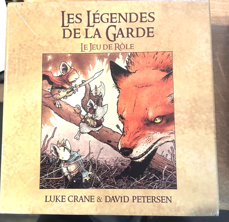 Mouse Guard RPG Box Set Game, New  (FRENCH LANGUAGE)