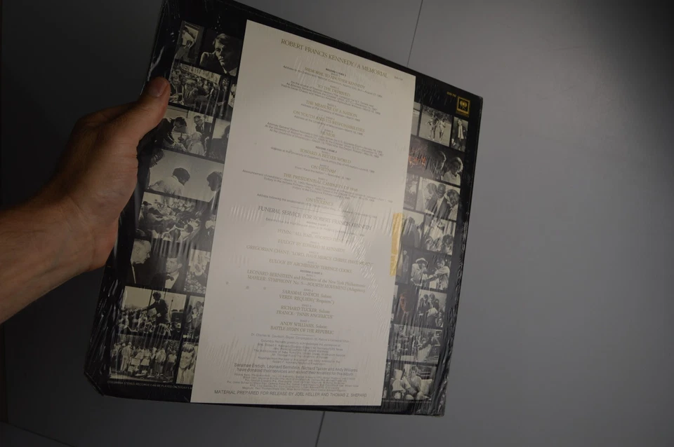 Robert F Kennedy A Memorial Vinyl Record LP Factory Sealed NIP D2S 792 Columbia - Image 4 of 4