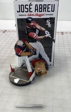 Chicago White Sox Jose Abreu Silver Slugger MLB Baseball Bobblehead Figure AS IS