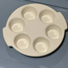 Vintage 1984 Rubbermaid Microwave Cookables Cookware 10” Muffin Pan Vintage