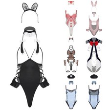 Men Underwear Anniversary Costume Headwear Set Sling Cosplay Mesh Nightwear