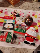 Lot Of Assorted Various Christmas Holiday Items . Mostly New Items