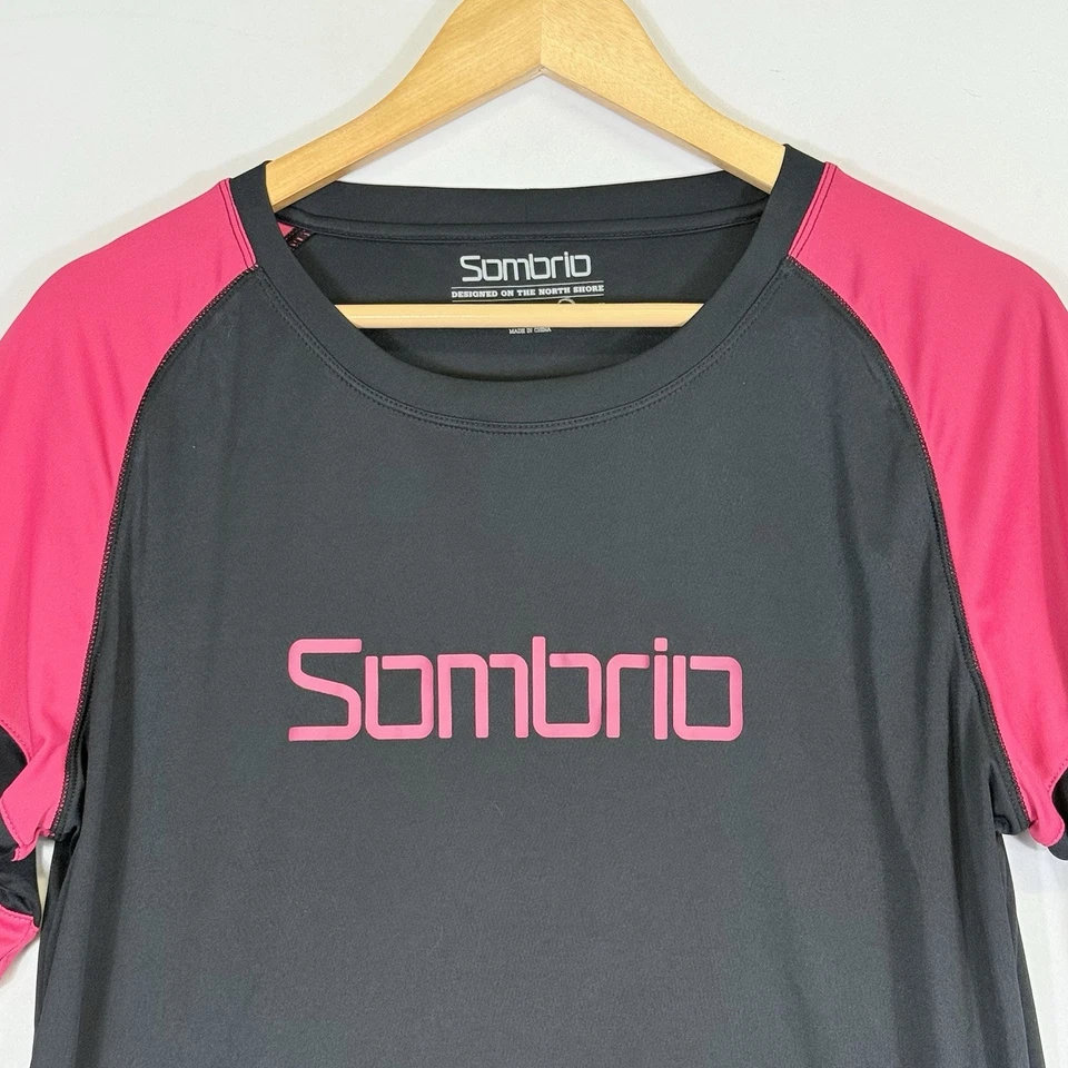 Camiseta Top Sombrio Negra Rosa Ciclismo Manga 3/4 Pedigrí Para Mujer XL Foto 2 de 4