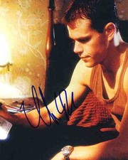 Matt Damon Autograph Reprint 8x10 Photo Tank Top