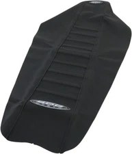 SDG 9-Pleat Gripper Seat Cover - Black/Black Motorcycle Dirt Bike 96340 86-6344