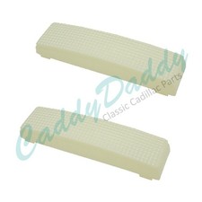 1959 1960 Cadillac See Details Interior Dome Light Lens Correct Pattern 1 Pair