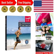 8x10 Koala Satin Photo Paper - Ultra  & Water-Resistant for Inkjet Use