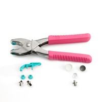 Prym Love 390902 Vario-Zange Mit Loch-/Color Snaps Werkzeug Farbe Pink