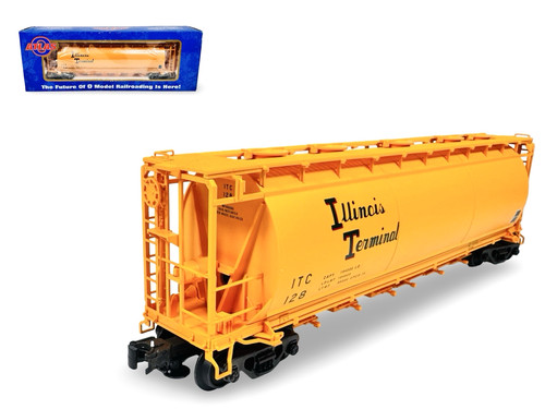 6335-2 Atlas escala O 3 rieles Illinois terminal (#128) ACF tolva de 6 bahías | Condition: New
