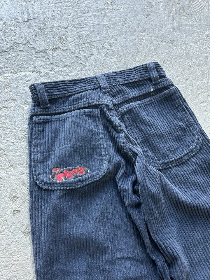 Pantalones de pana Jumbo Lee Remachados Años 90 De Colección Pierna Ancha Sueltos M EE. UU. Patinador Foto 2 de 4