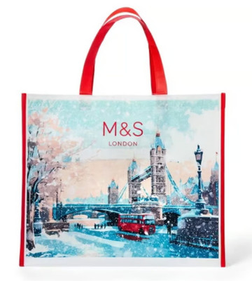 Marks & Spencer Reusable Shopper Tote- Winter / London