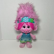 TROLLS Color Poppin' Poppy Talking Plush Doll 14" DreamWorks Toy Tested Works