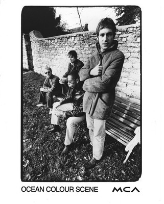 OCEAN COLOUR SCENE 8 x 10'' b&w promo photo MCA Records 1996 original