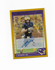 2024 Panini Score J.J. MCCARTHY MICHIGAN WOLVERINES #304 Autograph Gold Zone /50
