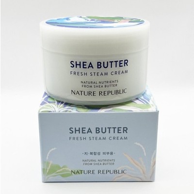 NATURE REPUBLIC Shea Butter Fresh Steam Cream 100ml Deep Moisture Cream K-Beauty