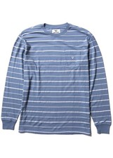 Vissla Longline LS Pocket Tee Men's Shirt, Slate, Small