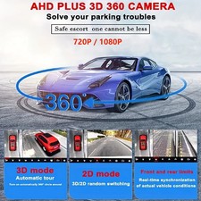 360 Panoramic Camera Car Bird View System 4-Camera For Android Radio Player