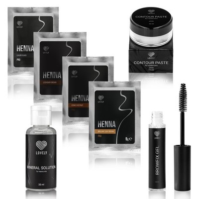 Henna Augenbrauenfarbe Wimpernfarbe Fixiergel Augenbrauen Paste Mineral Solution