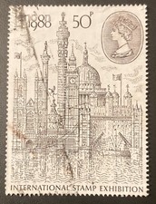 Great Britain: 1980-83' lot of 4 SC # 909, 1015-17, used. lot #09-122901