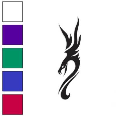 Flying Snake Lizard, Vinyl Decal Sticker, Multiple Colors & Sizes #323