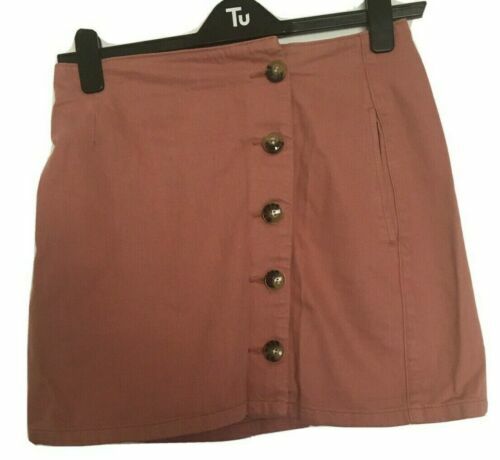 Jupe Mini En Denim Rose Aries - Taille S - Neuf Sans étiquette