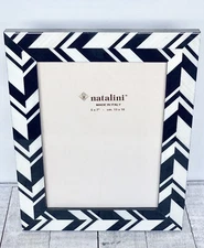 NATALINI Italian Handcrafted Wood Picture 5X7 Frame Gorgeous Multi Colors NWOT