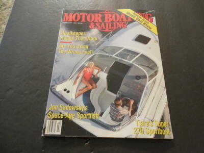Motor Boating and Sailing Feb 1991, Jon Sadowsky's Space Age Sportfish  ID:30518