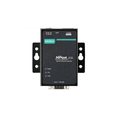 MOXA NPort 5110 1-Port Serial Device Server RS232 Serial to Network Port ot25