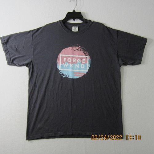 Short Sleeve Cotton T-Shirt Gray Size 
