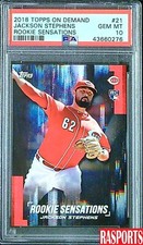 2018 JACKSON STEPHENS ROOKIE SENSATIONS TOPPS ON DEMAND #21 PSA 10 GEM MT