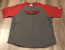Vtg Y2K Walt Disney World Parks Shirt Raglan Baseball Mickey Mouse Men  s XL Red