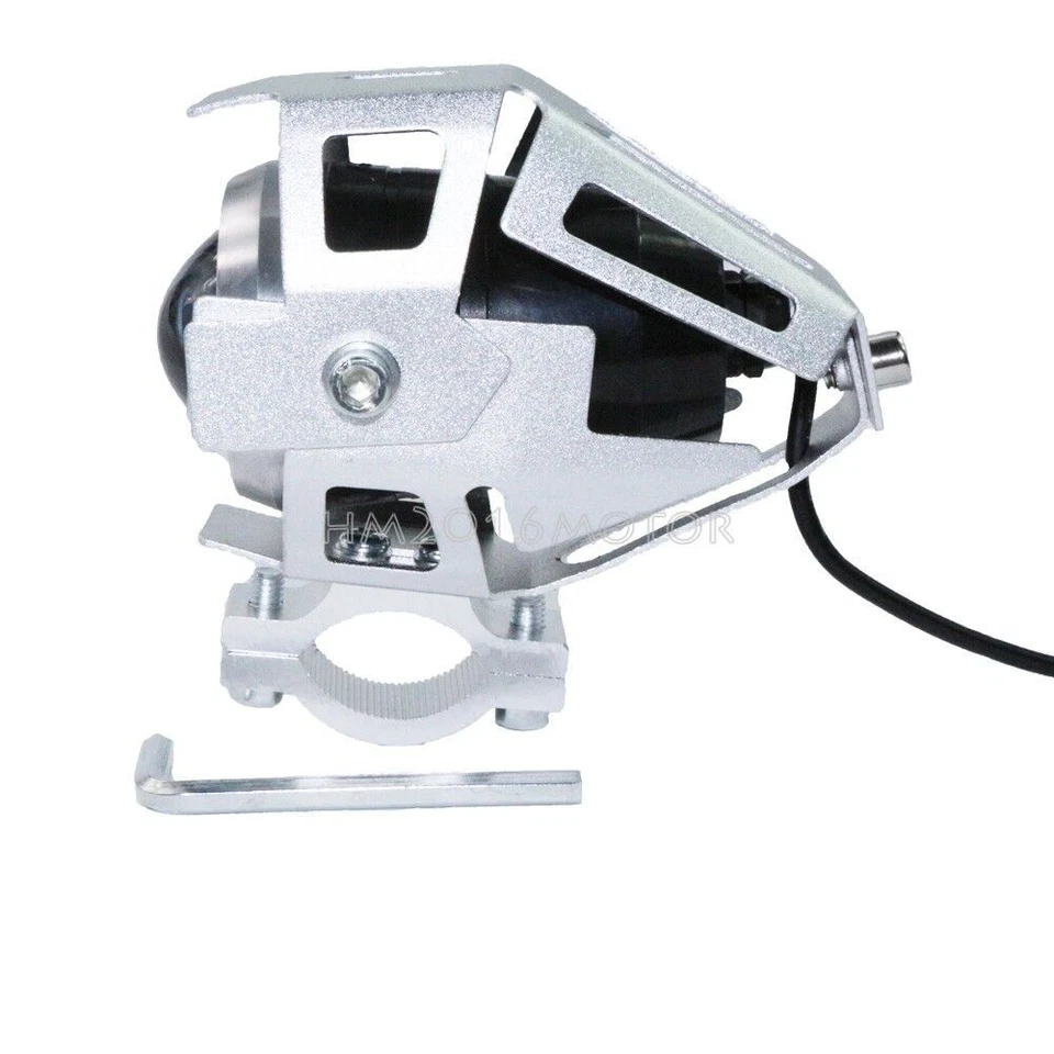 Par Faro Moto 125W Faro 3000LM Moto U5 LED Foco Lámpara Auxiliar Foto 3 de 4