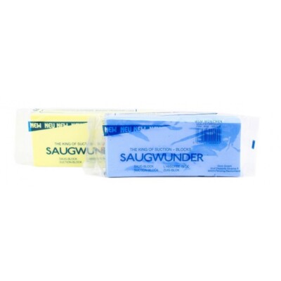WSM  Saugwunderschwamm Saugblock - 100x 50x 3 mm, 3-er Pack Tube  Putzen Auto