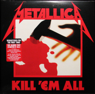 Metallica - Kill 'Em All [Current Pressing] LP Vinyl Record Album [New Sealed]