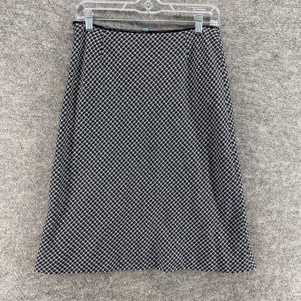 Юбка женская Antonio Melani 4 черная геометрическая трапециевидная с подкладкой миди молния средняя посадка - Изображение 2 из 4