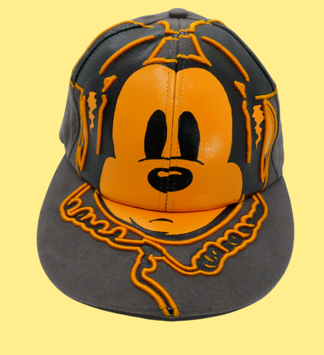 Flat Brim Flex Fit Hat Auth Disney Rare 
