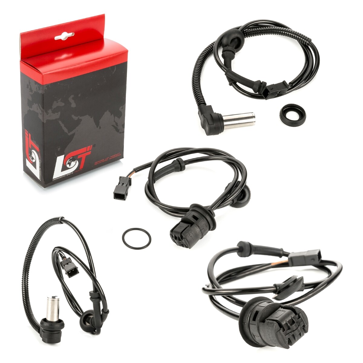 4X ABS Sensor Speed Sensor Front Rear Left Right For VW PASSAT 3B2