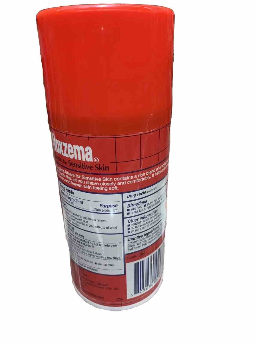 Noxzema Shave Cream for Sensitive Skin Red Can - 11oz