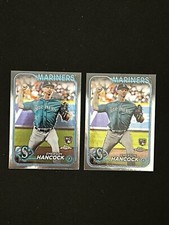 Emerson Hancock (2) 2024 Topps Chrome #245 RC Seattle Mariners