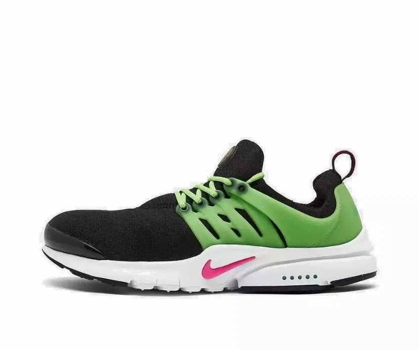 Nike Women s Air Presto Running Shoe Black Green Size 6Y Women