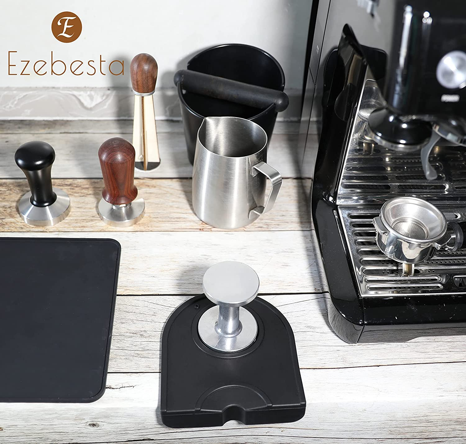 Dual-Sided Espresso Hand Tamper 51Mm and 58Mm Dual Ended Tamper Coffee Ground Pr