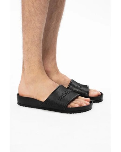 birkenstock barbados eva on feet