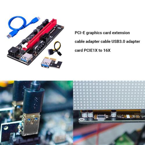 10X Ver009S PCI-e Riser Card PCI Express 1Xto 16X Adapter USB3.0 Data Cable - Afbeelding 6 van 6