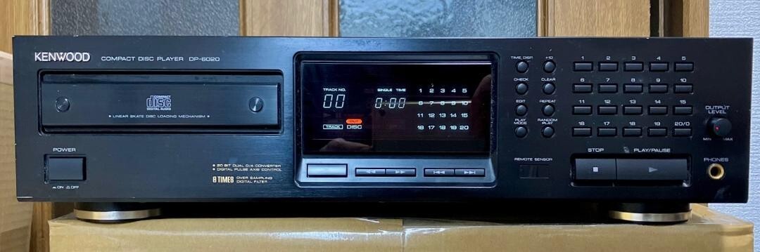 ケンウッドCDプレーヤーDP-6020 KENWOOD DP-6020 CDPlayer 20bitDAC UniversalRemote