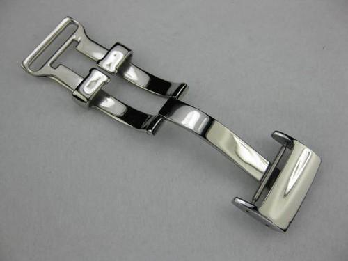 New 20mm BREITLING Stainless Steel Deployment Buckle Clasp Polish 20 mm - Picture 2 of 3
