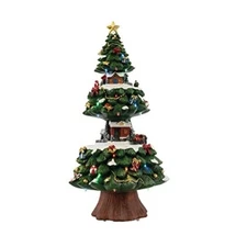 FG Square Animated Light Up Christmas Tree