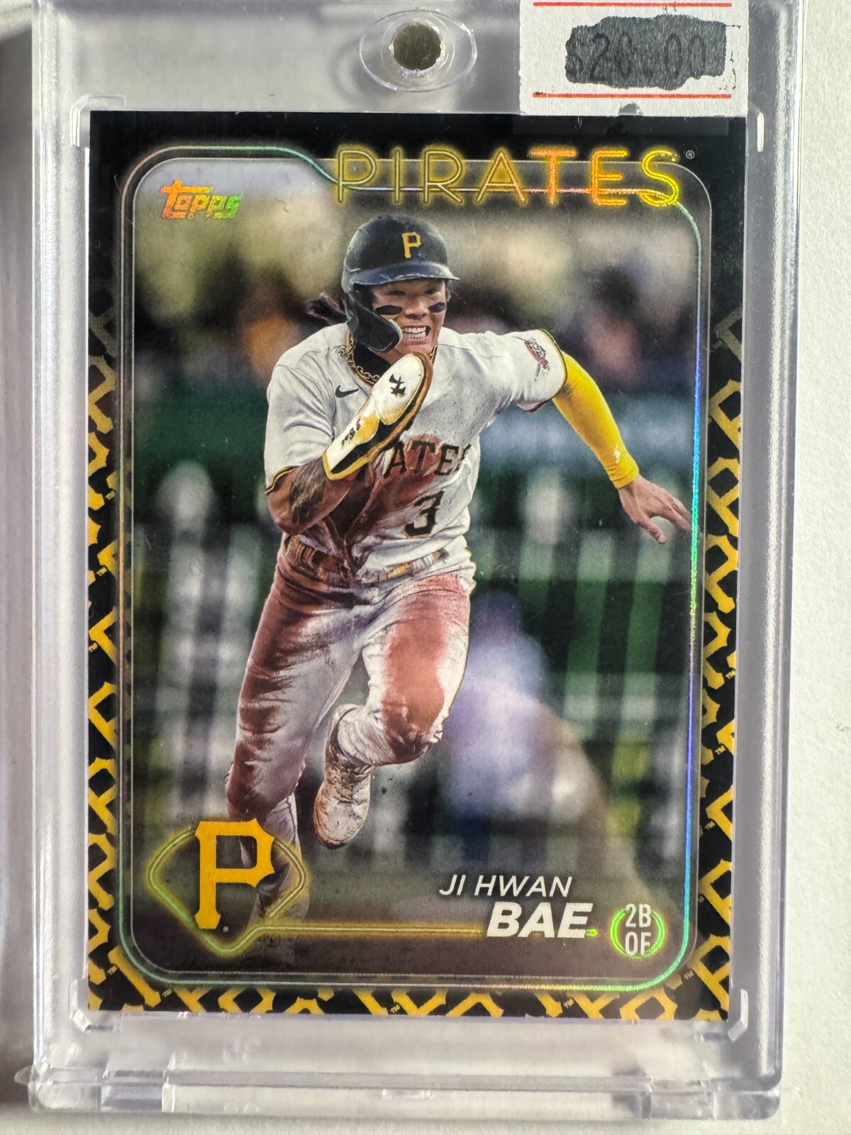 K282,297 - 2024 Topps Team Color Border Variations #160 Ji Hwan Bae