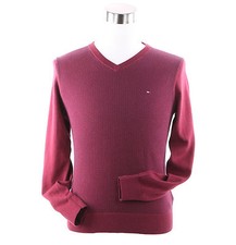 Tommy Hilfiger Men V-Neck Long Sleeve Sweater - 0 Free Ship