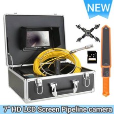 Outils de tuyauterie caméra d'égout caméra HD tuyau de vidange tuyau d'inspection 7" moniteur LCD